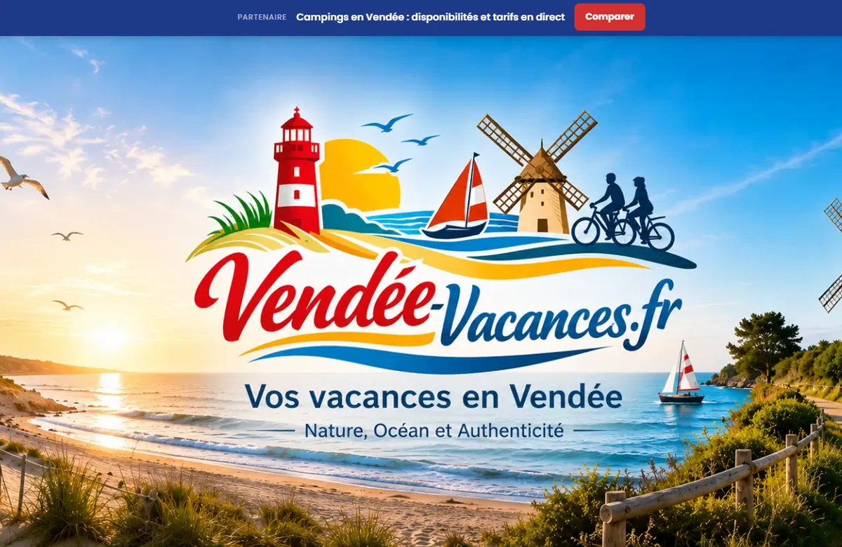 Comparateur camping Vendée de Vendée-Vacances.fr