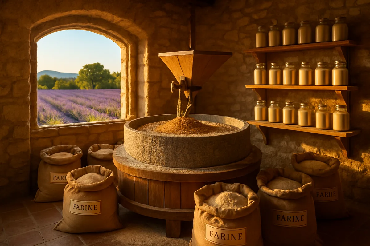 Farines bio en Provence : les moulins qui préservent le goût