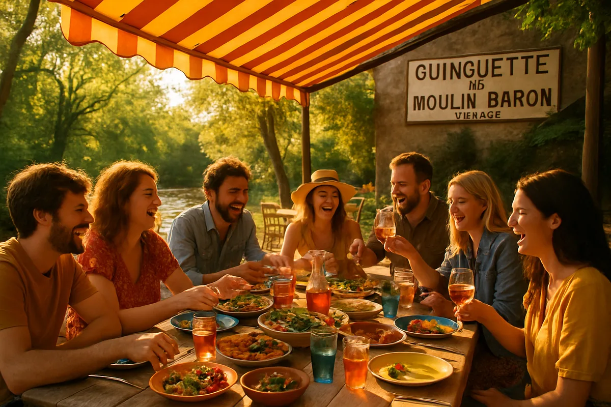 La guinguette du Moulin Baron : festin, convivialité et vent de Vendée