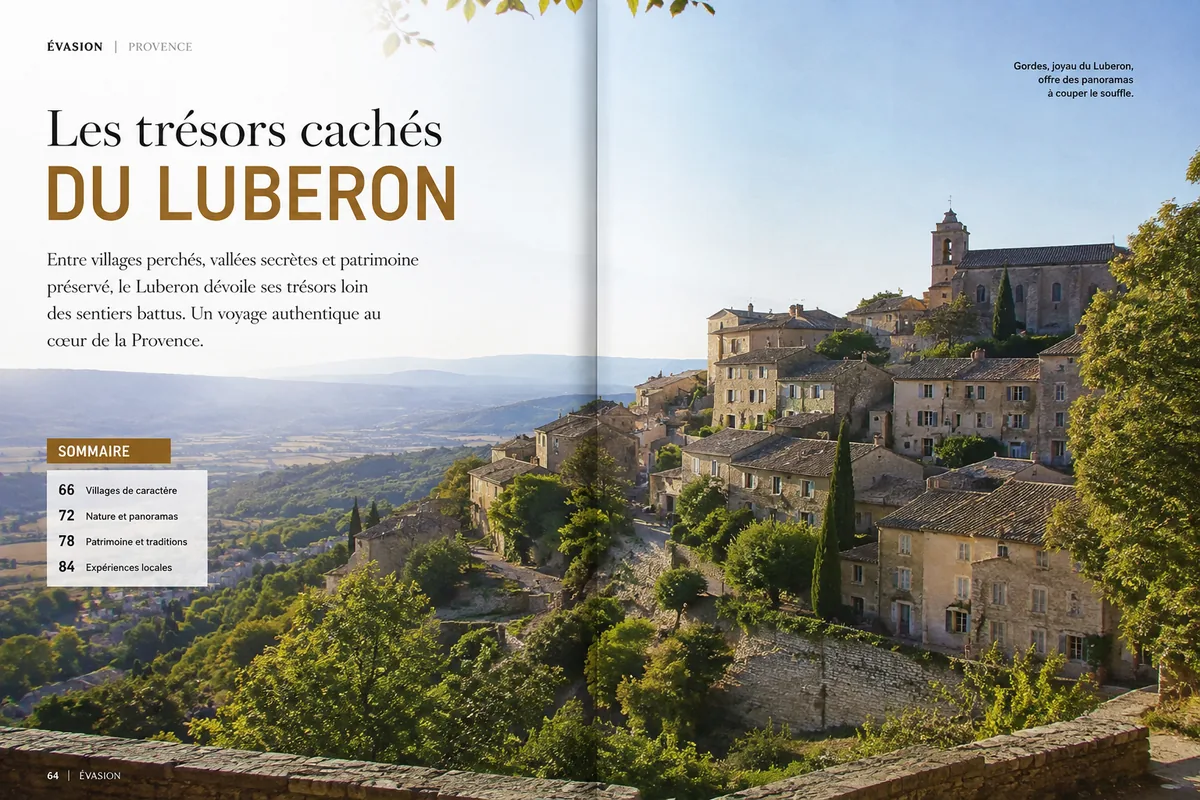 Village perché de Gordes dans le Luberon, Provence