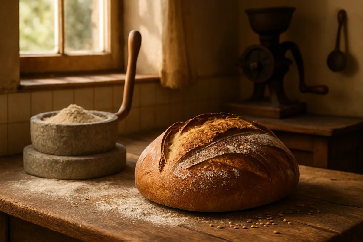 Pain au levain et farine de moulin : la recette