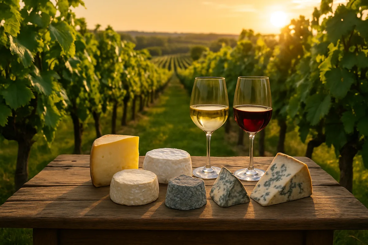 Fromages, vins et moulins : accords gourmands