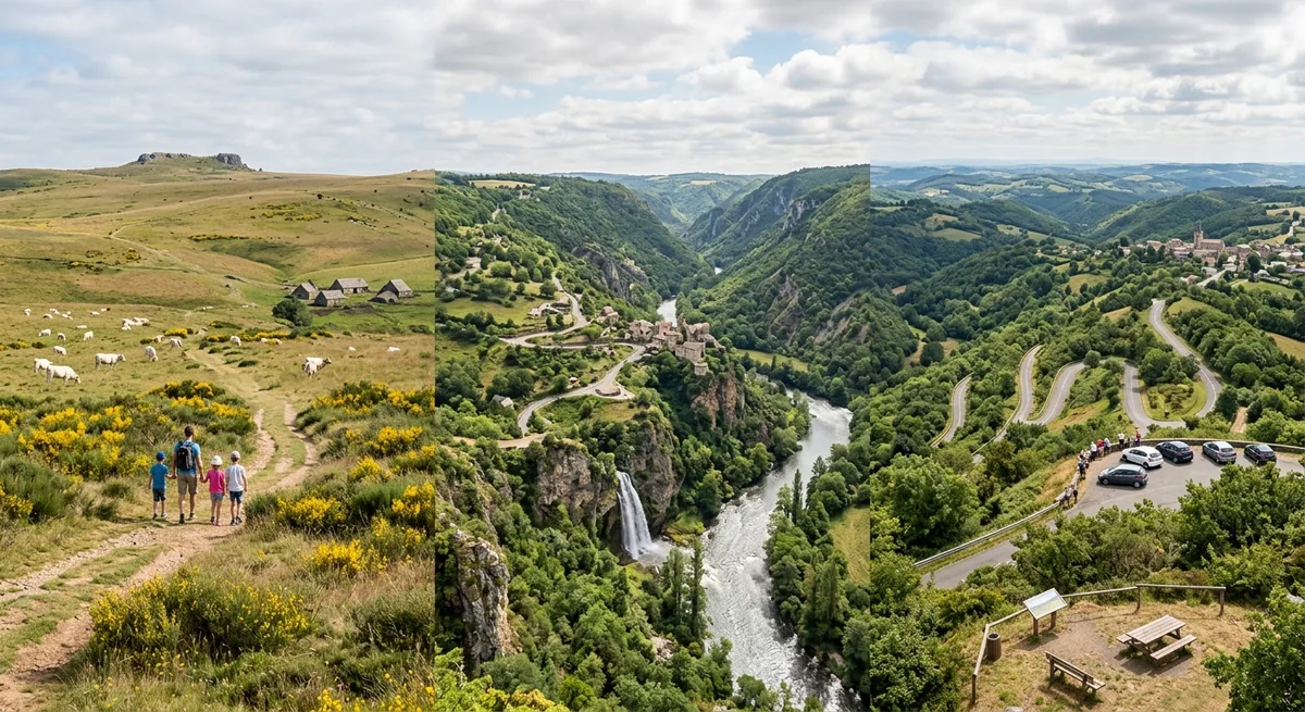 Paysages incontournables entre Aubrac, Lot et Ségala
